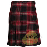 Scottish Traditional Firefighters Tartan 8 And 5 Yards Kilt - Kilt Experts