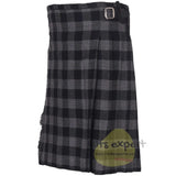 Scottish Traditional Grey Buffalo 8 Yard & 16 Oz Tartan Kilt (Available in Various Tartan) - Kilt Experts