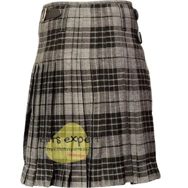 Scottish Traditional Grey Highlander 8 Yard & 13oz Tartan Kilt Kilt Experts