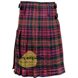 Scottish Traditional MacDonald 8 Yard & 13oz Tartan Kilt Kilt Experts