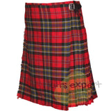 Scottish Traditional Maclean Of Duart Modern Red 8 And 5 Yards Kilt - Kilt Experts