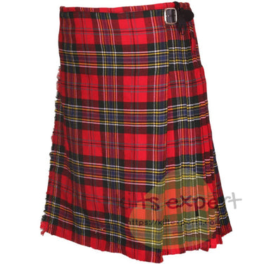 Scottish Traditional Maclean Of Duart Modern Red 8 And 5 Yards Kilt - Kilt Experts