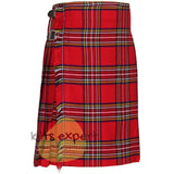 Scottish Traditional Royal Stewart 8 Yard & 16Oz Heavy Tartan Kilt - Kilt Experts