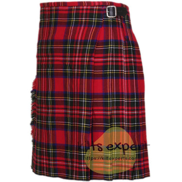 Stewart Royal Modern Tartan 8 And 5 Yards Kilt - Kilt Experts
