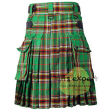 Tara Murphy Ancient Tartan Leather Straps Utility Kilt Kilt Experts