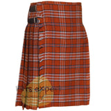 Tennessee Volunteer Tartan 8 and 5 Yards Kilt - Kilt Experts
