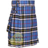 Thompson Dress Blue Tartan Acrylic Wool Heavy 16Oz Utility Kilt - Kilt Experts