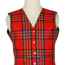 Traditional Scottish Royal Stewart 5 Buttons Tartan Waistcoat / Plaid Vest Kilt Experts