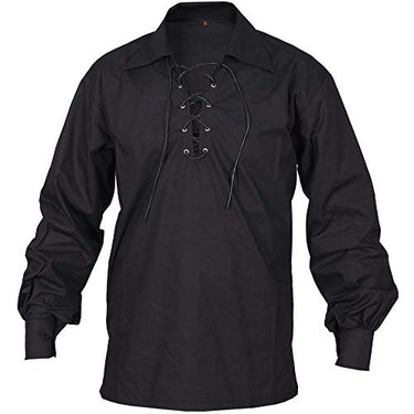 US Buyers Only - Men's Traditional Scottish Jacobite Ghillie Kilt Shirt in - Kilt Experts
