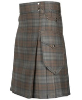 Watch Weathered Tartan 16OZ Cargo Utility Kilt Kilt Experts