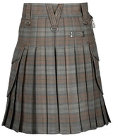 Watch Weathered Tartan 16OZ Cargo Utility Kilt Kilt Experts