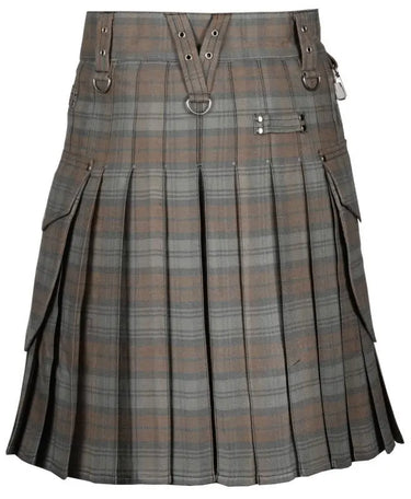 Watch Weathered Tartan 16OZ Cargo Utility Kilt Kilt Experts