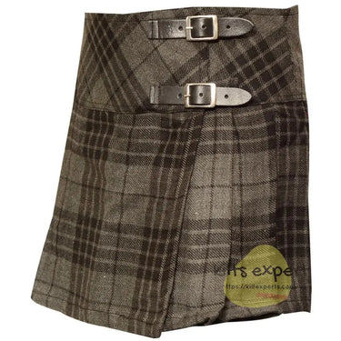 Women's Grey Highlander Tartan Kilts Kilt Experts