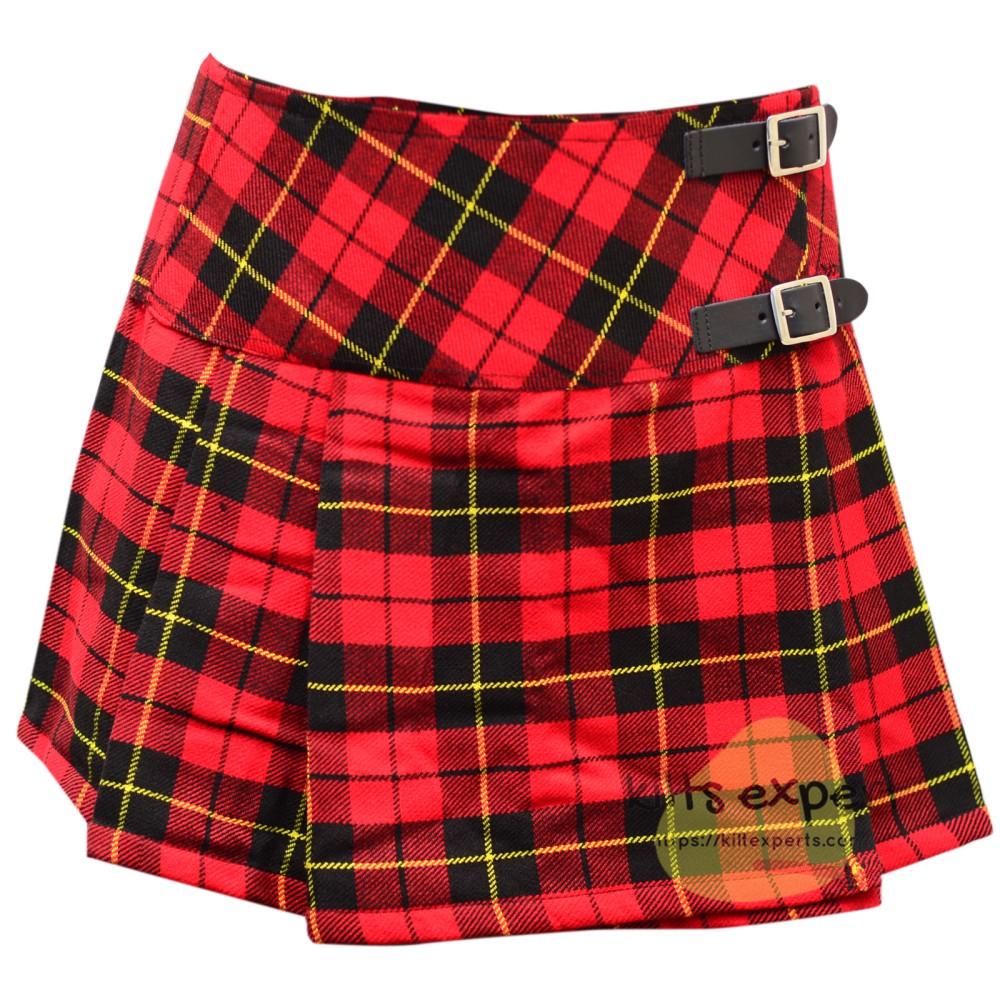 Genuine Scottish Tartan Designer Funky Kilt STEAM Punk PSYTRANCE Skirt N1  red (Small-Medium) at  Women's Clothing store
