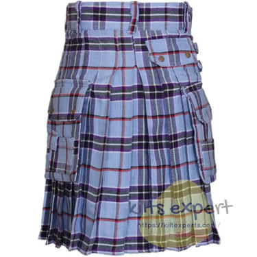 World Peace Tartan Acrylic Wool Heavy 16Oz Utility Kilt - Kilt Experts